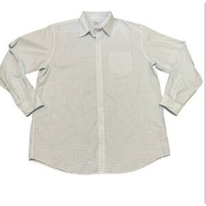 L.L. Bean Plaid Button Down‎ Shirt Long Sleeve Traditional Fit Mens Size L
